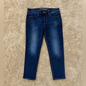 American Eagle Jegging Cropped 360 Super Stretch 12 Regular Worn Once